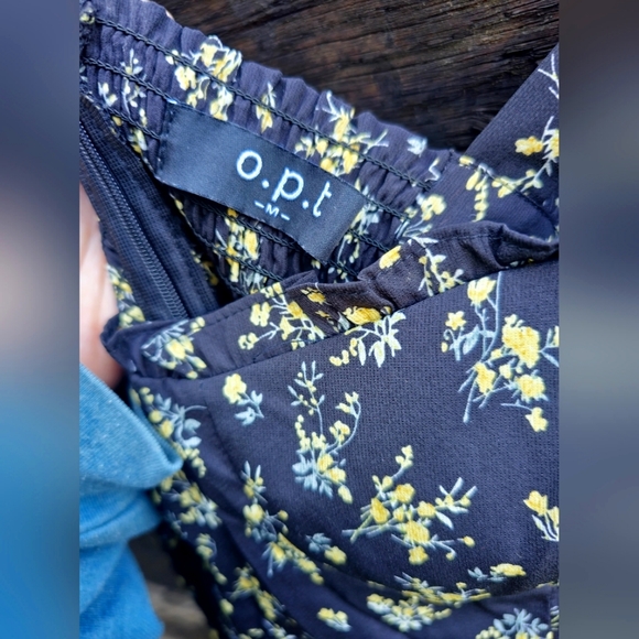 O.p.t toile de jouy romantic feminine floral dress - Picture 4 of 6